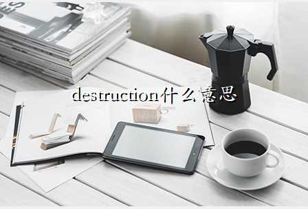 destructionʲô˼