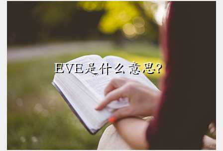 EVEʲô˼